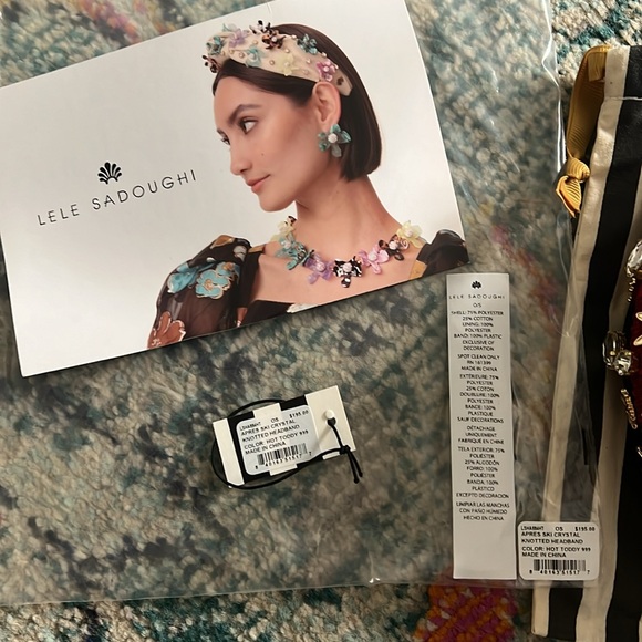 Lele Sadoughi Hot Toddy Apres Ski Crystal Knotted Headband main image 5